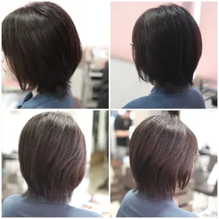 ミディアム カラー 中島 剛のヘアスタイル