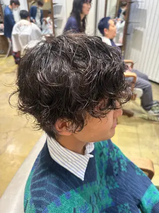 パーマ メンズ 脇田 光理のヘアスタイル