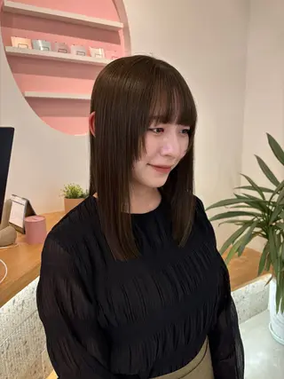 ミディアム カラー mire by Luca所属・Haruka /大宮美容室のヘアスタイル