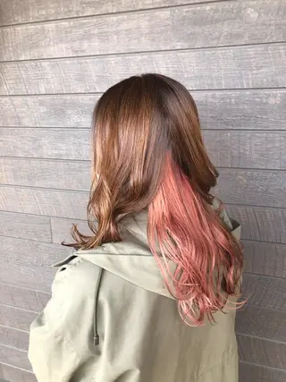 ロング 太白区/白髪ぼかし ハイライト/千葉達人のヘアスタイル