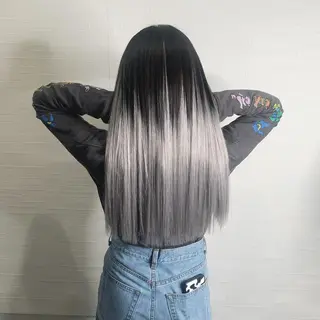 カラー 袴田 伊代のヘアスタイル
