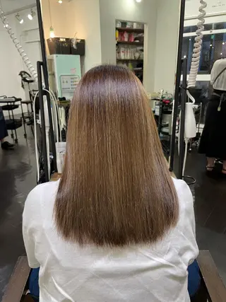 ロング 暖色カラー/ メンズ/名駅/ユキハのヘアスタイル