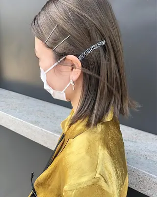 ミディアム カラー 東 みのりのヘアスタイル