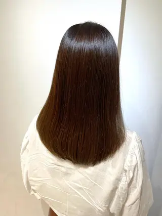 ミディアム カラー 過去一の柔髪ヘア 🌿einshairのヘアスタイル