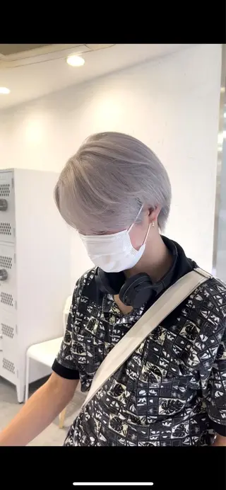 ショート カラー パーマ ヘアアレンジ キッズ ネイル マツエク・マツパ アイブロウ ショートヘア原宿 fifth コシのヘアスタイル