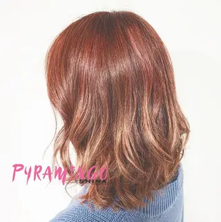 ミディアム カラー サロンド榮所属・藤田 菜摘のヘアスタイル