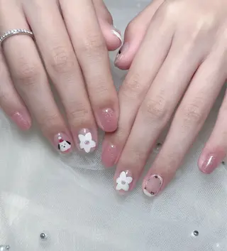 ネイル 🎀も ものネイルデザイン
