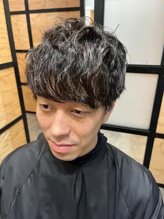 ショート カラー パーマ ヘアアレンジ メンズ キッズ ネイル マツエク・マツパ 久木原 ゆりのヘアスタイル