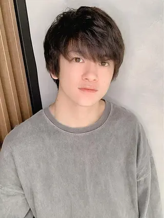 ショート カラー メンズ 半個室メンズ カット🥕羽鳥淳妃のヘアスタイル