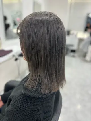 ミディアム カラー ヘアアレンジ 透明感💕今っぽ似合 わせ𝐍𝐨. 𝟏のヘアスタイル