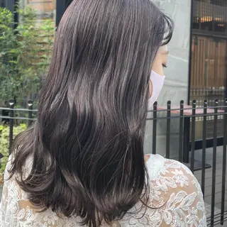 ロング カラー 似合わせ/透明感カラ ー/QUATRO谷口のヘアスタイル