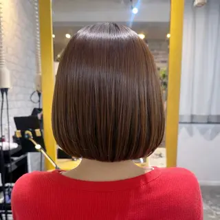 ショート カラー Saki💛心斎橋 レイヤー/艶髪のヘアスタイル