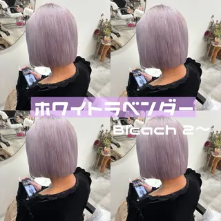 ショート カラー 渋谷🩶ハイトーン 🩶FUMUのヘアスタイル