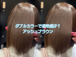 ロング カラー ロングカット/ うる艶カラー/ユイのヘアスタイル