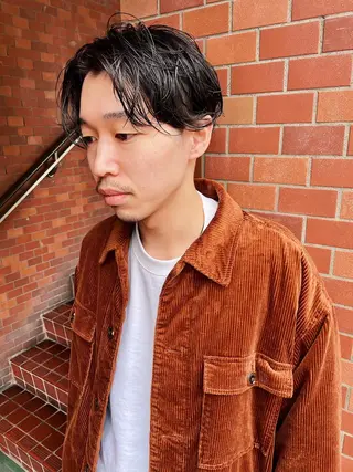 メンズ 丹羽大喜 縮毛矯正/美髪矯正のヘアスタイル