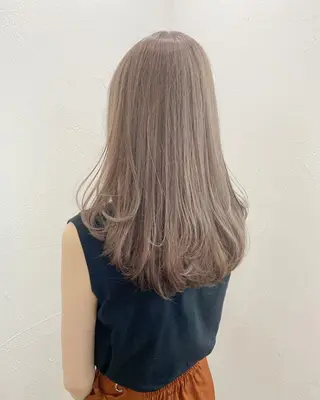 セミロング 榎園 由美のヘアスタイル
