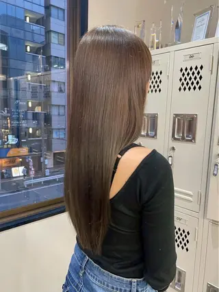 ロング カラーモデル募集 ✨🤍モモハ🤍✨のヘアスタイル