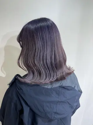 ミディアム カラー ムラ修正.ブリーチ エクステ🤍アミルのヘアスタイル