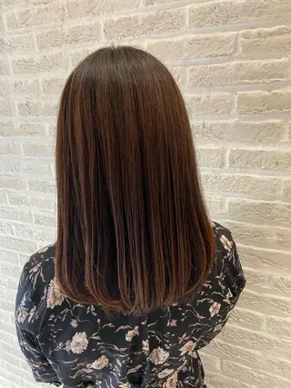 ロング カラー 北岡 慶子 大宮駅西口徒歩3分のヘアスタイル