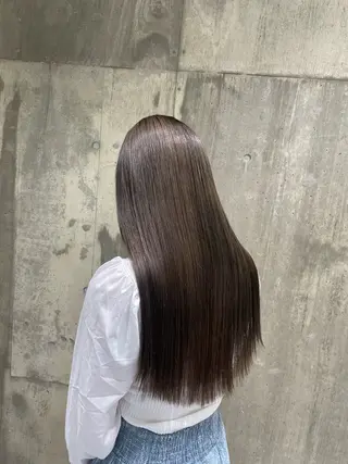 ロング 中村 佳菜のヘアスタイル