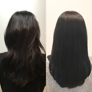 ロング 福岡口コミNo1🎀 コテ巻き風パーマ専門のヘアスタイル