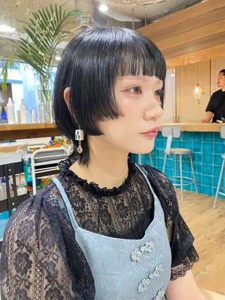 ショート カラー 竹内 柚子のヘアスタイル