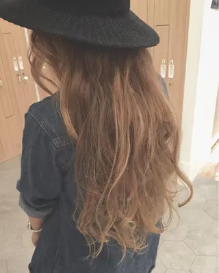 ロング カラー ハイトーン×髪質改善 KENTAのヘアスタイル