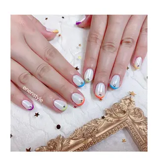 ショート ネイル 👑enen style👑のネイルデザイン