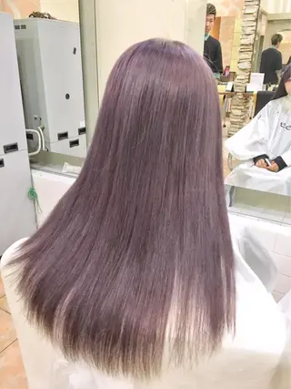 ロング カラー レイヤーカット 川田くるみのヘアスタイル