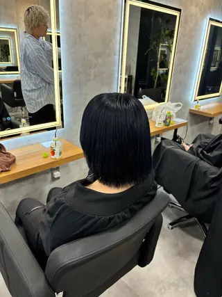 ロング カラー パーマ ヘアアレンジ 透明感ブリーチカラー 🌈TOMOHIROのヘアスタイル