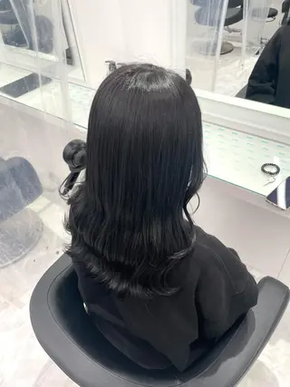 ロング ウルフカットマスター みつきのヘアスタイル