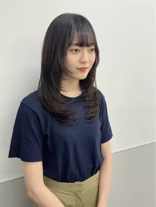ロング 韓国ヘア🇰🇷 スズキのヘアスタイル