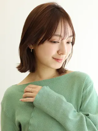 ショート カラー ブリーチ/暖色カラー 宮城陽日のヘアスタイル