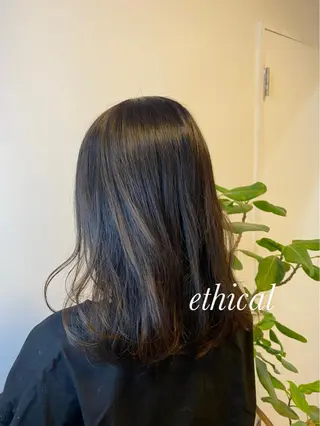 ロング カラー 【エシカル】 HOSOMIのヘアスタイル