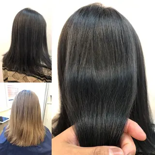 ミディアム カラー パーマ ヘアアレンジ メンズ キッズ ネイル マツエク・マツパ MEGUMI megumiのヘアスタイル