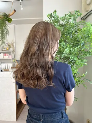 ロング ツヤカラー🤍 ARISAのヘアスタイル