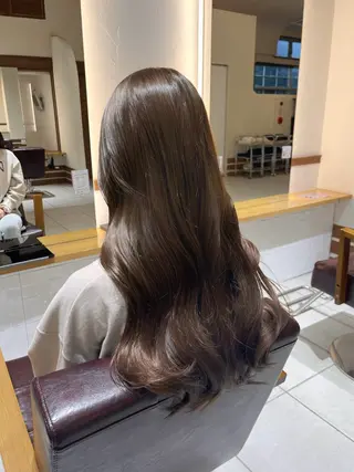 ロング カラー 🎀透明感カラー🎀 稲垣至恩🎀のヘアスタイル