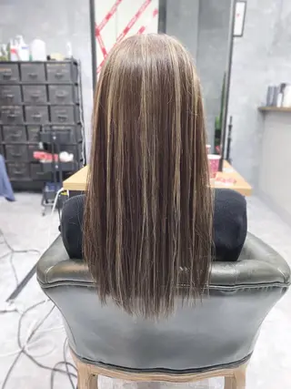 ロング カラー ヘアアレンジ 加藤 琢也のヘアスタイル