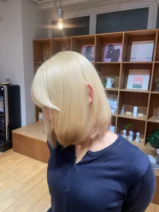 ミディアム 艶カラー/縮毛矯正 🩰chihiroのヘアスタイル