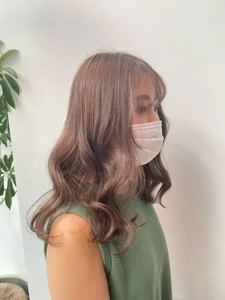 ロング カラー カラーリスト／アイ リスト／牛込萌香🫧のヘアスタイル