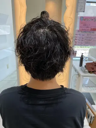 パーマ メンズ 稲村 直也のヘアスタイル