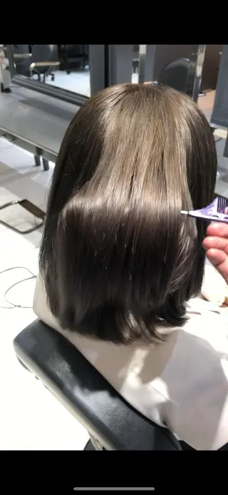 ロング 👑ホワイトカラー ブロンド特化👑映人のヘアスタイル