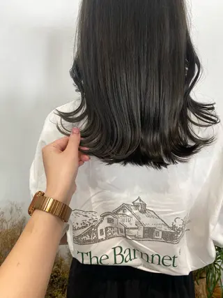 ロング カラー otoha✳︎ くすみ艶カラーのヘアスタイル