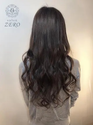 ロング カラー ヘアアレンジ Hair Make Salon ZEROのヘアスタイル