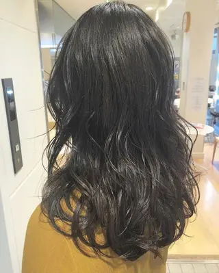ロング カラー sano sayakaのヘアスタイル