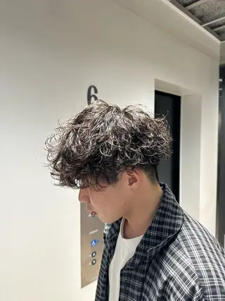 ショート パーマ メンズ 【パーマ率90%】 サエキカズマのヘアスタイル