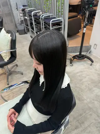 ロング 乾かすだけでまとまる /髪質改善西村涼太のヘアスタイル