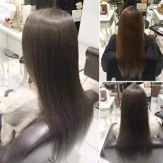 ロング カラー 髪質改善/ 艶髪カラー/益田直幸のヘアスタイル