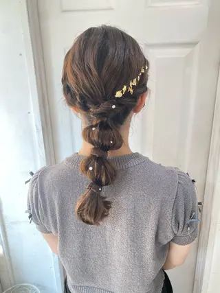 ヘアアレンジ uros.中目黒 moekaのヘアスタイル