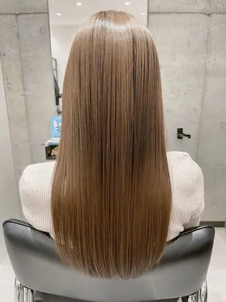 ロング ドライ カット✂️髪質改善のヘアスタイル